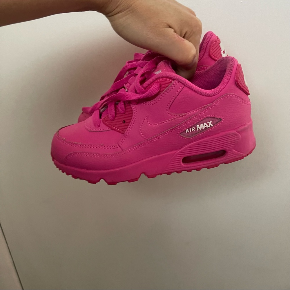 Girls Nike Pink Air Max 90 sz1